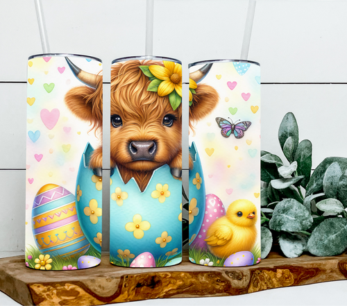 Easter Egg Highland Cow