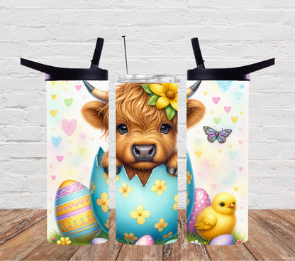 Easter Egg Highland Cow