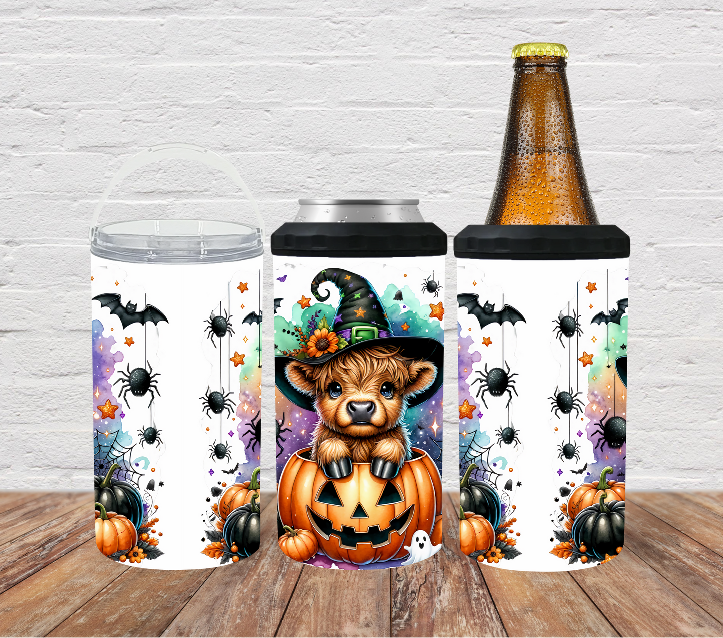 Halloween Highland Cow Jack O Lantern