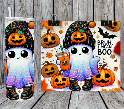 Halloween ghost Bruh, I mean Boo