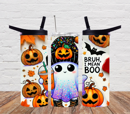 Halloween ghost Bruh, I mean Boo