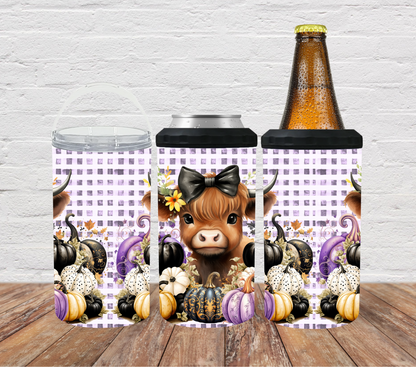 Halloween highland cow pumpkins