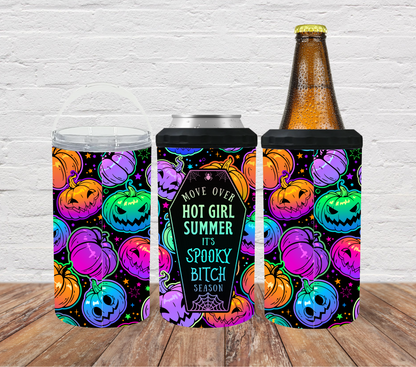 Halloween neon pumpkins spooky Bitch season