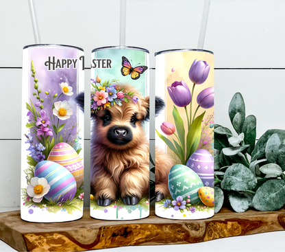 Happy Easter Highland Cow