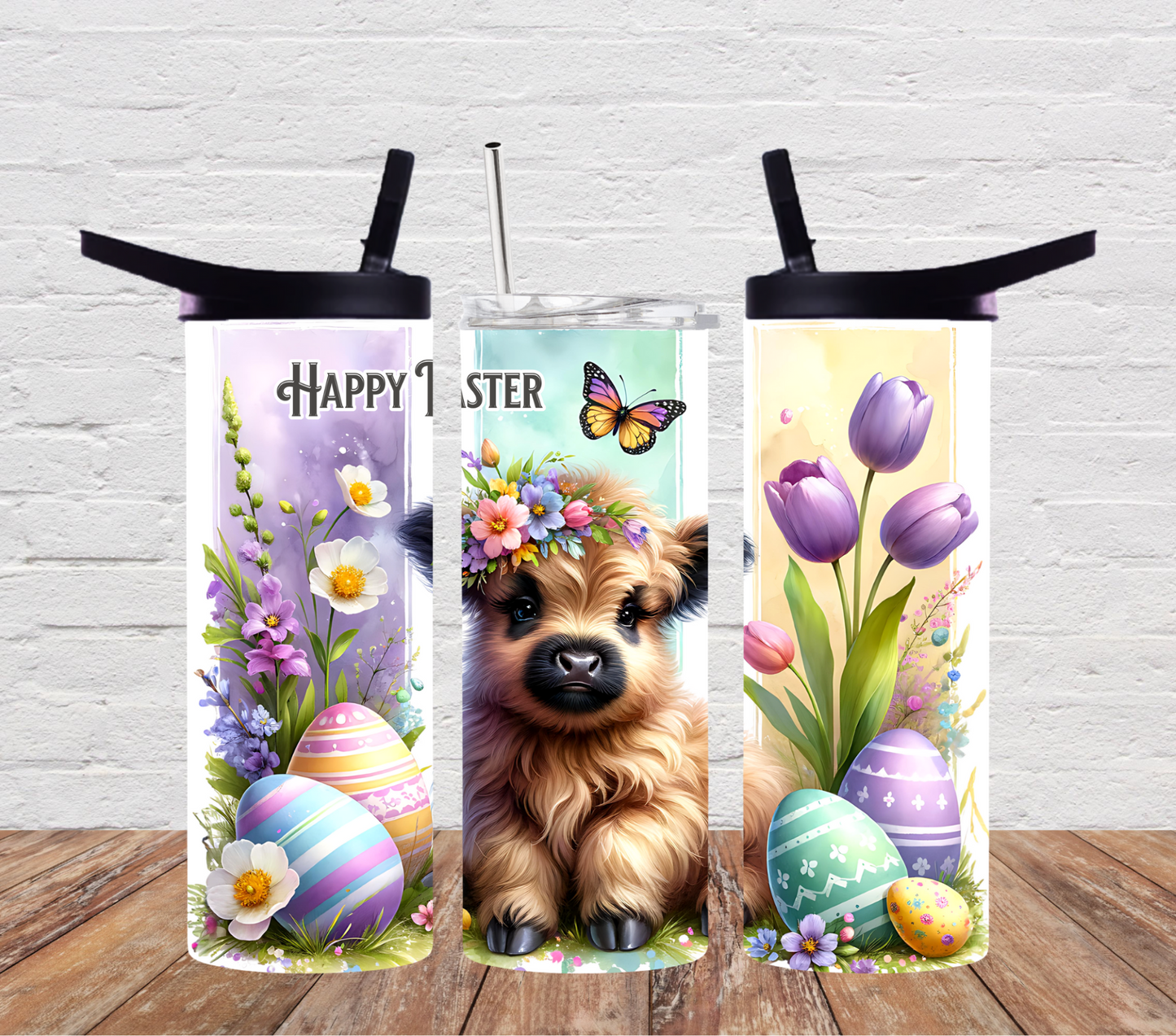 Happy Easter Highland Cow