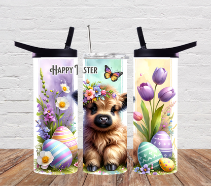 Happy Easter Highland Cow