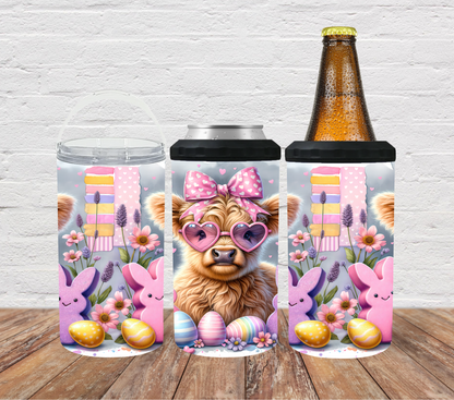Highland Cow Easter marshmallow bunnies