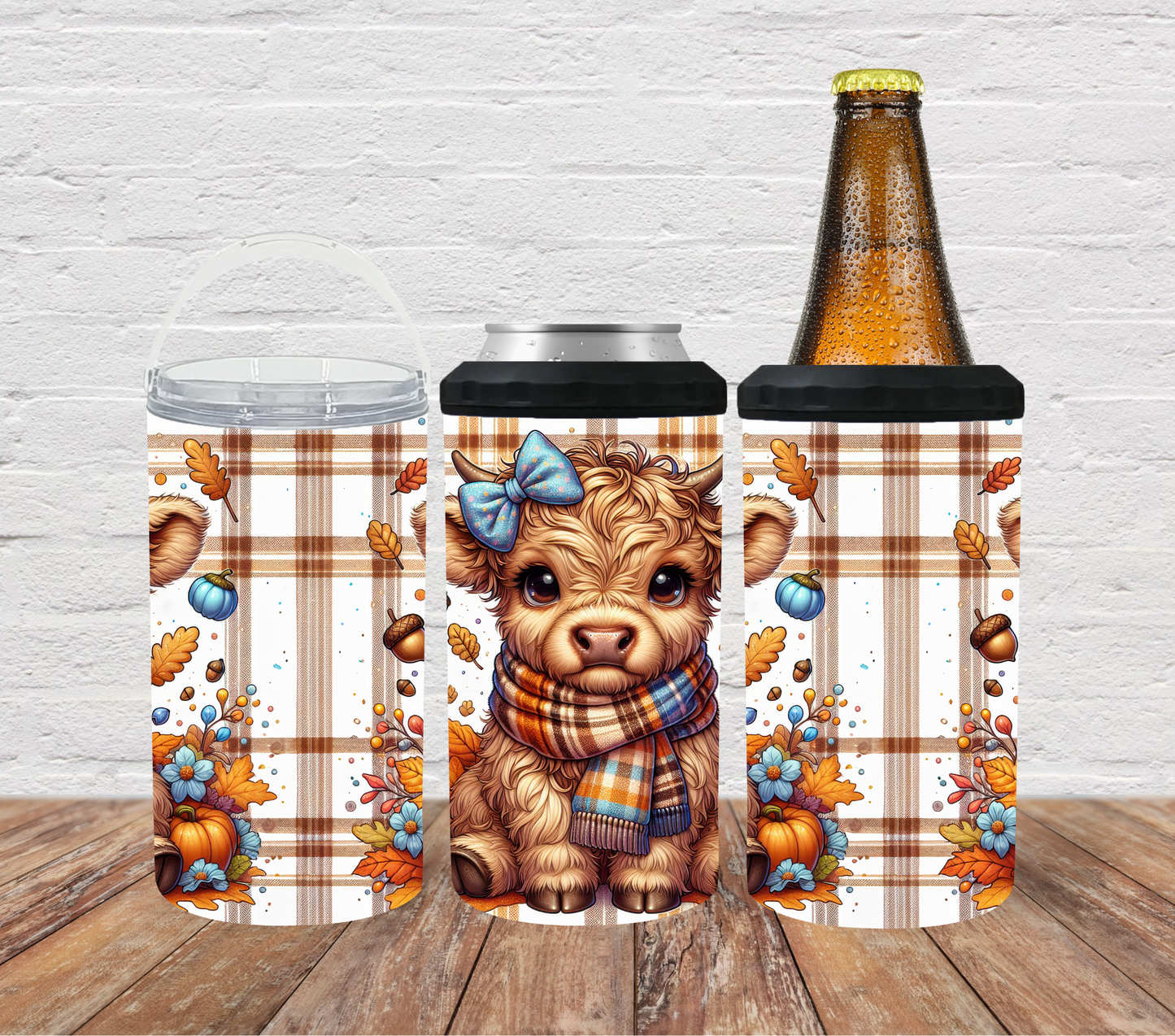 Highland Cow fall Plaid