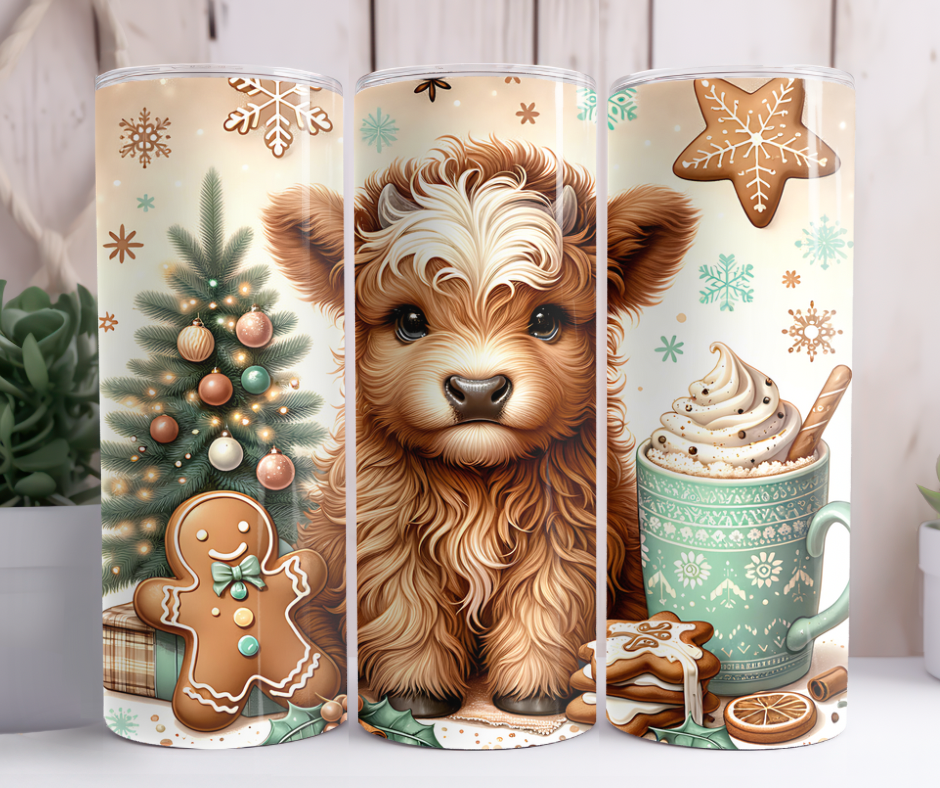 Christmas highland with cookies