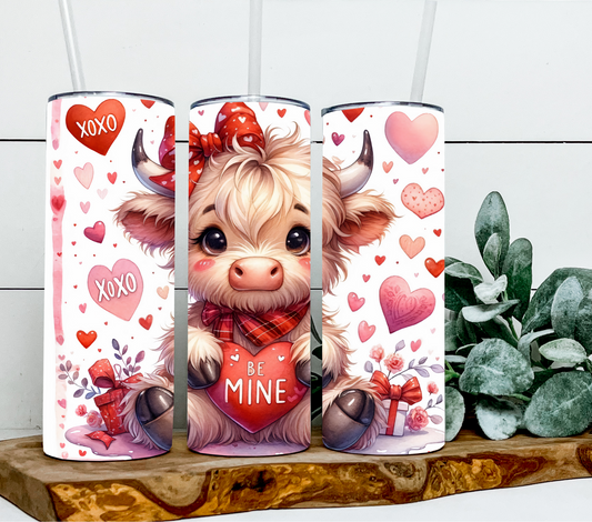 Valentines Highland Cow Be Mine