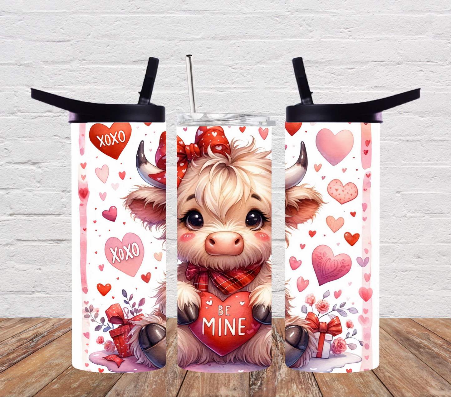 Valentines Highland Cow Be Mine