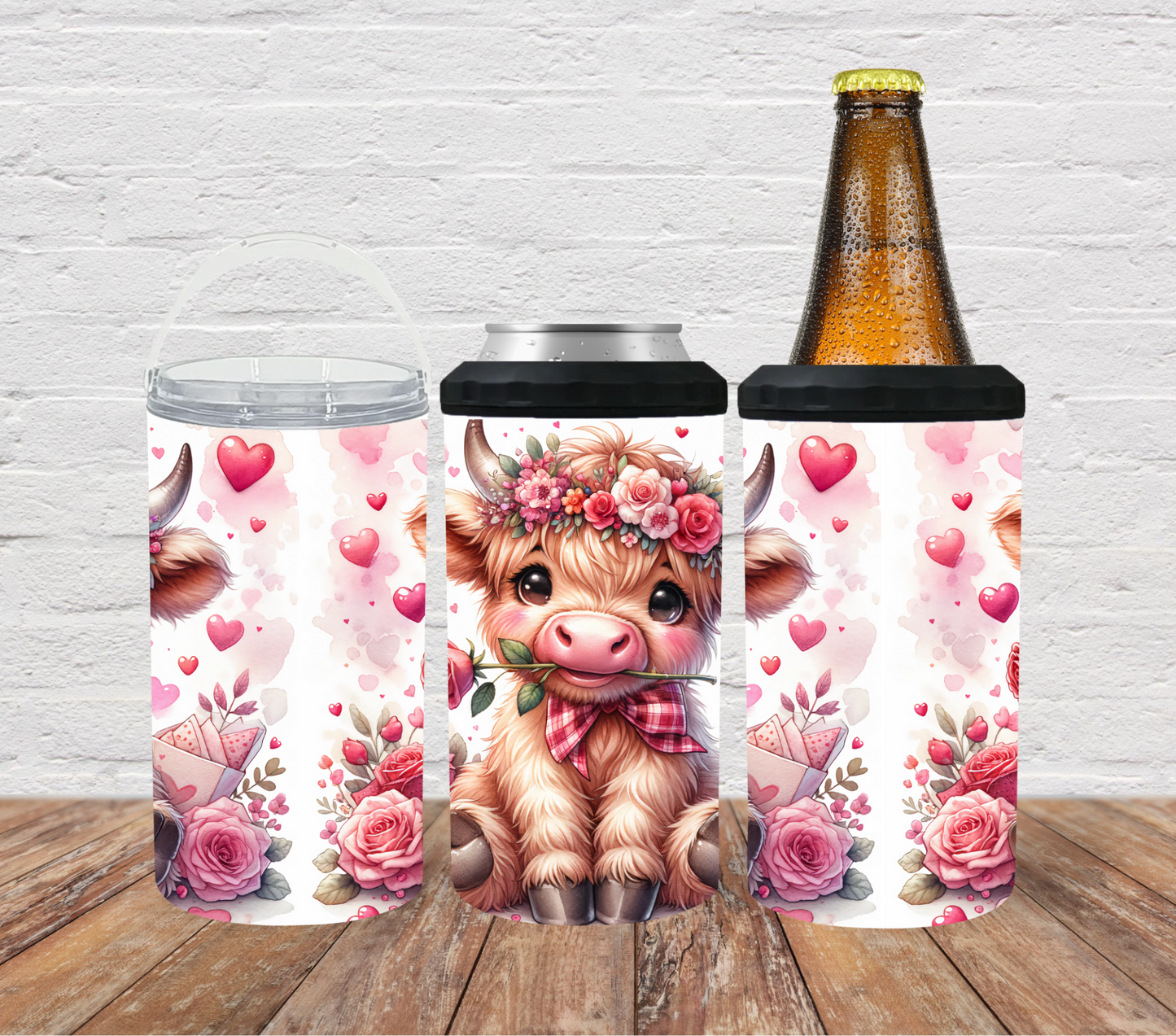 Valentines Highland Cow rose