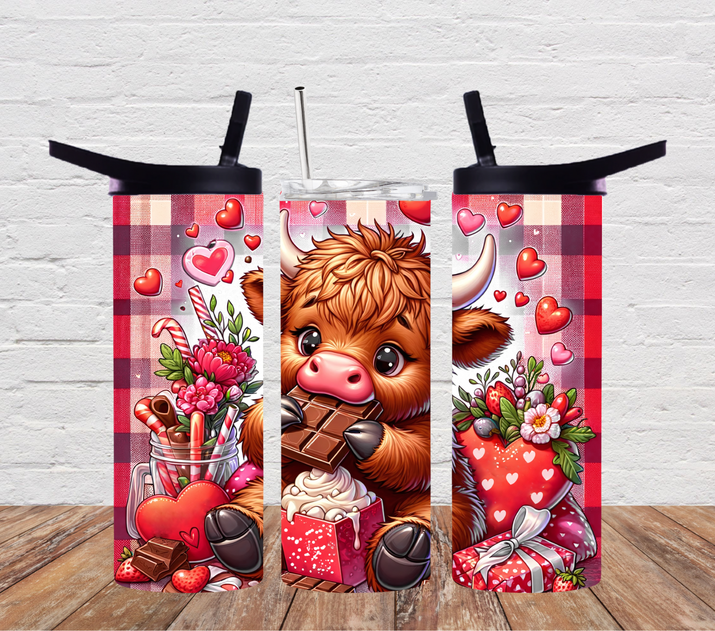 Valentines' highland cow chocolate