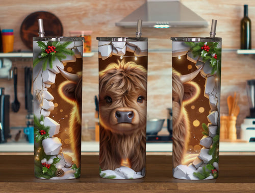 Breakout standing highland cow